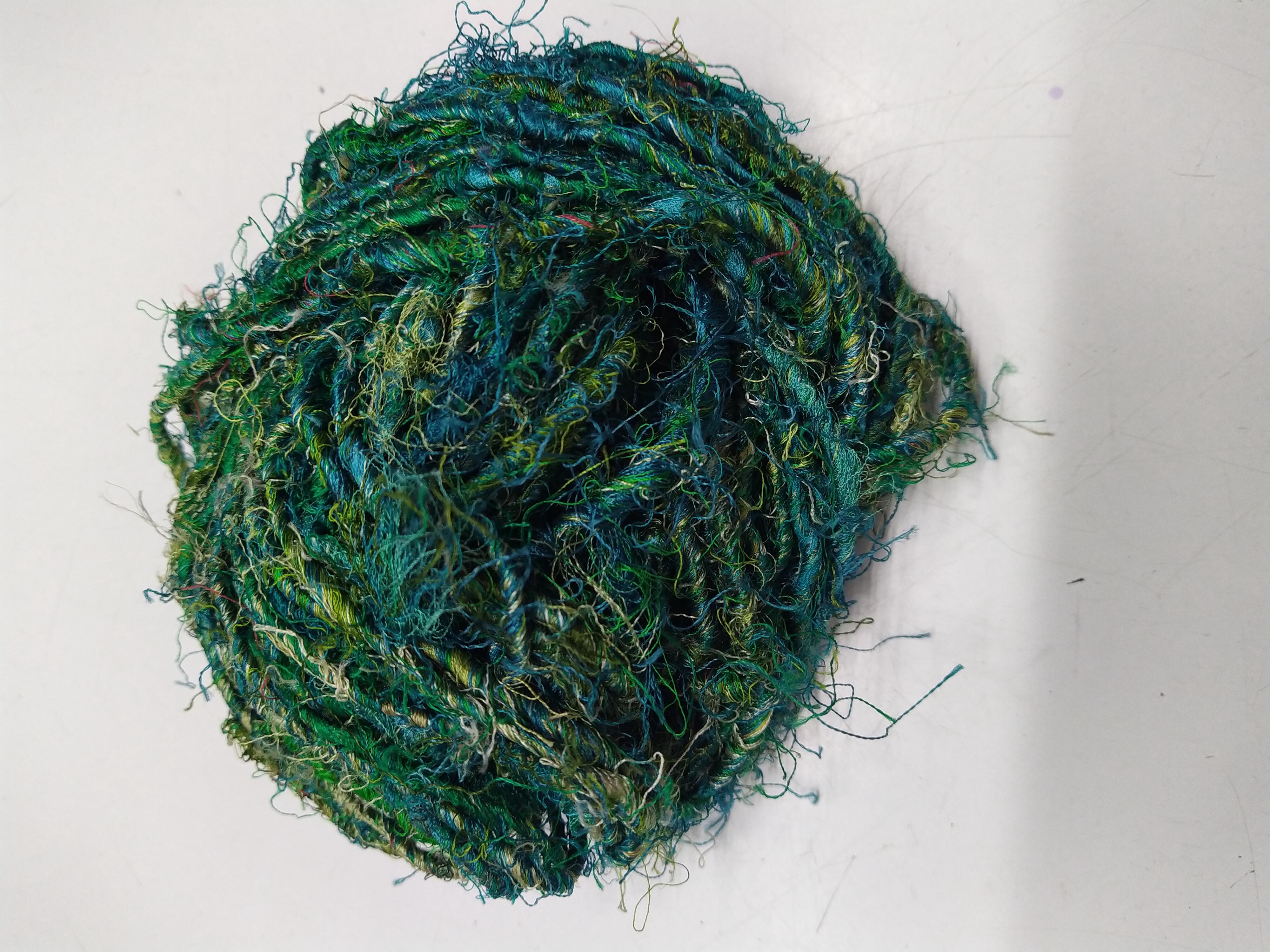 Recycled Banana Silk Hairy Yarn (8)